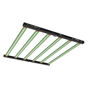 LED grow light with six bars for indoor plant cultivation, energy-efficient horticultural lighting solution.